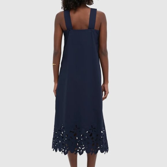 Tuckernuck - Navy Cotton Eyelet Moria Dress - New With Tags! - Picture 2 of 4